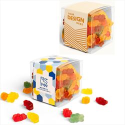 CC6003 Gummy Bear Cube With Full Color Wrap Imprint